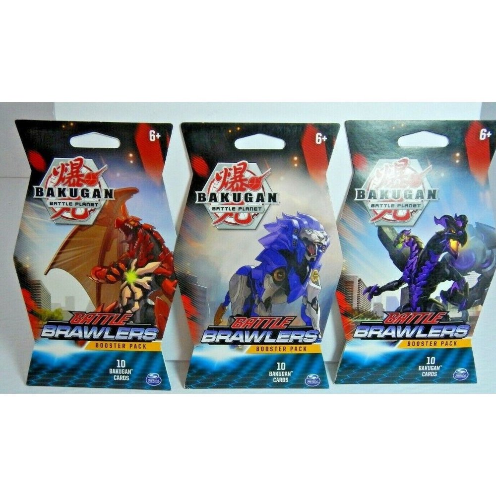 New Bakugan Battle Brawlers Planet Booster 3 Packs Of 10 Fun Toy 30 Cards Total‎